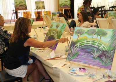 Impressionist painting class