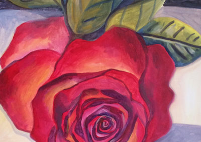 Painting of a rose