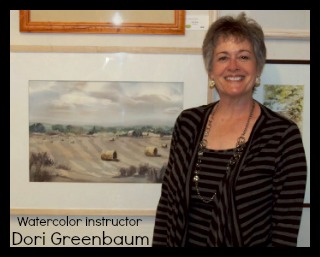 Instructor for our watercolor classes, Dori Greenbaum