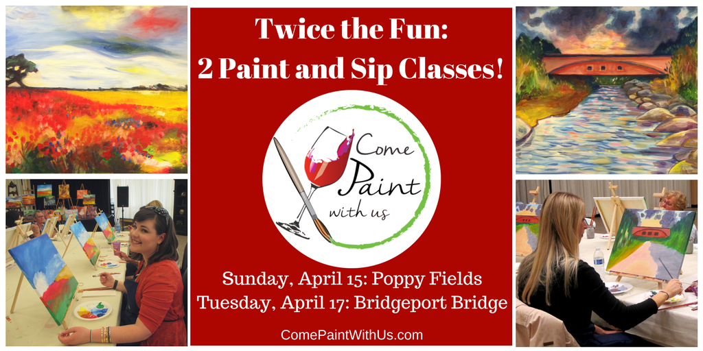 We have TWO upcoming paint and sip classes!