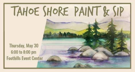 Lake Tahoe paint and sip