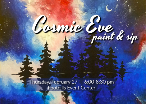 Save the Date! Cosmic Eve Paint & Sip Thursday the 27th
