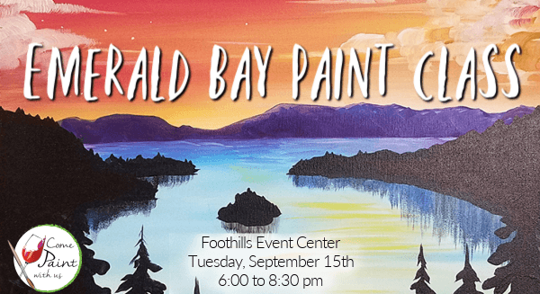 Emerald Bay paint class September 15