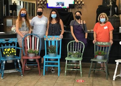 Chalk Paint Chair Class Group Pic